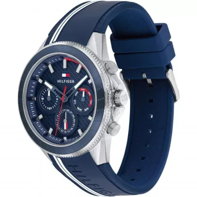 Tommy Hilfiger Navy Silicone Men's Multi-function Watch